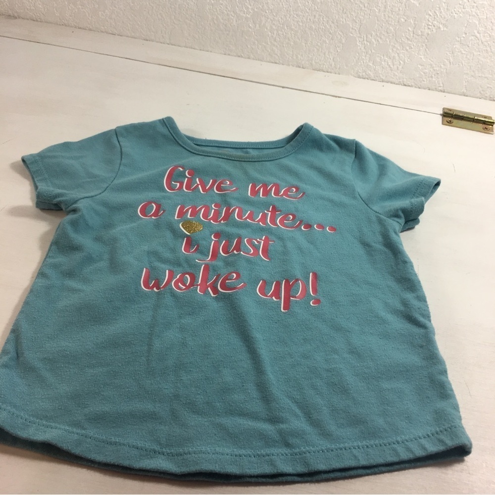Garanimals Toddler Girls Graphic T-Shirt Blue Size 24 Months